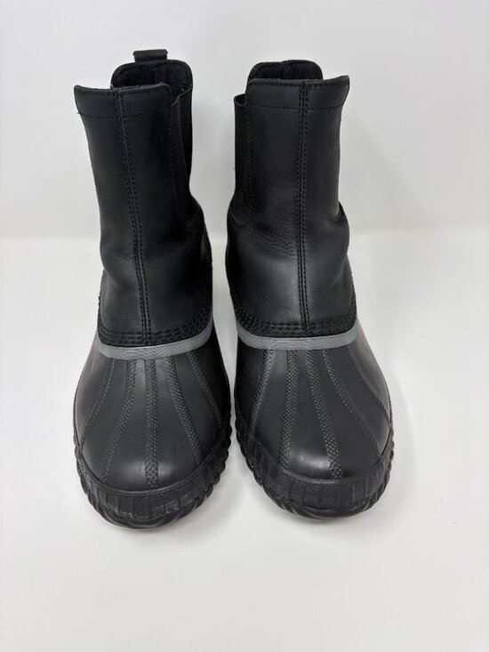 Sorel Cheyanne Metro Chelsea Waterproof Duck Boots Black Men’s 9